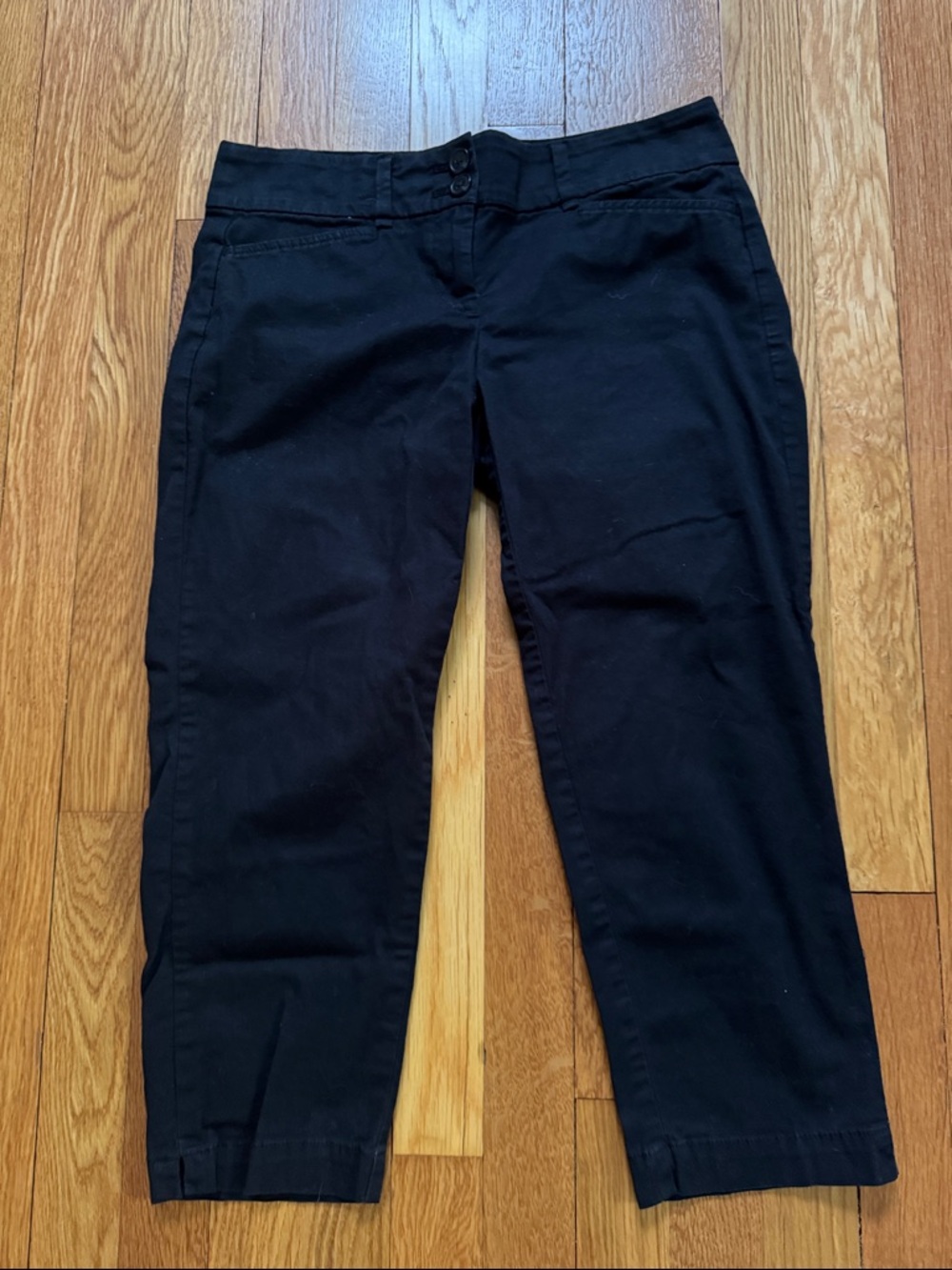 LOFT Black Cropped Pants